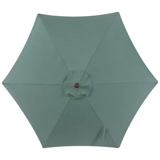 Collins 9 ft. Classic Cottage Tassel Market Patio Umbrella