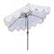 Collins 9 ft. Classic Cottage Tassel Market Patio Umbrella