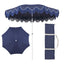 Navy/Blue, White Pole