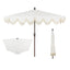 Cream/White, Dark Brown Pole