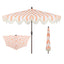 Coral Pk/White, Dark Brown