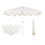 Cream/White, White Pole