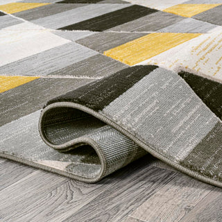 Kehoe Retro Diamonds Geometric Area Rug - JONATHAN Y
