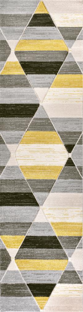 Kehoe Retro Diamonds Geometric Area Rug - JONATHAN Y