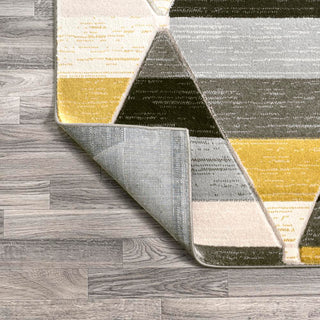 Kehoe Retro Diamonds Geometric Area Rug - JONATHAN Y