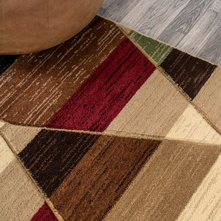Kehoe Retro Diamonds Geometric Area Rug - JONATHAN Y