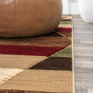 Kehoe Retro Diamonds Geometric Area Rug - JONATHAN Y