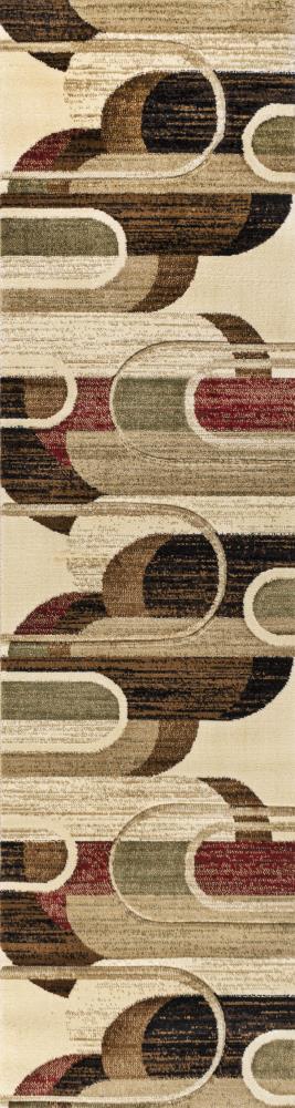 Tamara Retro Abstract Arches Area Rug - JONATHAN Y