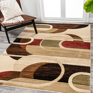 Tamara Retro Abstract Arches Area Rug - JONATHAN Y