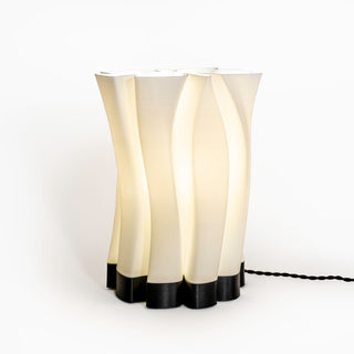 Flame Modern Bohemian Plant-Based PLA 3D Printed Dimmable LED Table Lamp - JONATHAN Y