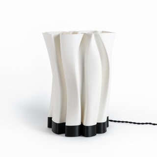 Flame Modern Bohemian Plant-Based PLA 3D Printed Dimmable LED Table Lamp - JONATHAN Y