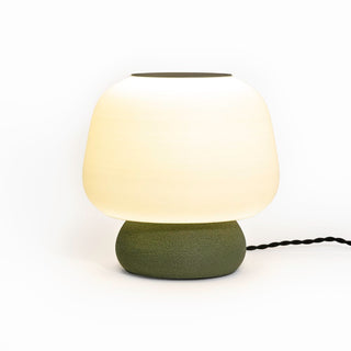 Mushroom Modern Classic Plant-Based PLA 3D Printed Dimmable LED Table Lamp - JONATHAN Y