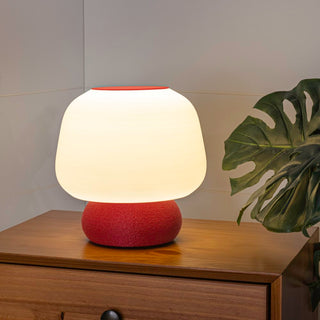 Mushroom Modern Classic Plant-Based PLA 3D Printed Dimmable LED Table Lamp - JONATHAN Y
