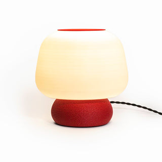 Mushroom Modern Classic Plant-Based PLA 3D Printed Dimmable LED Table Lamp - JONATHAN Y