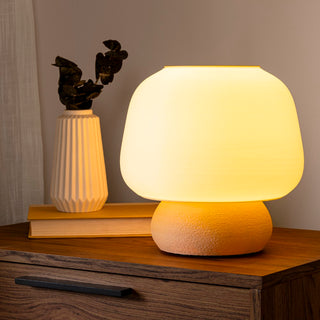 Mushroom Modern Classic Plant-Based PLA 3D Printed Dimmable LED Table Lamp