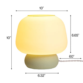 Mushroom Modern Classic Plant-Based PLA 3D Printed Dimmable LED Table Lamp