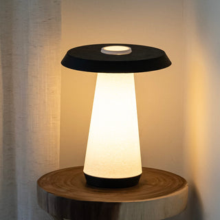 Bruno 12.25" Mid-Century Minimalist Plant-Based PLA 3D Printed Dimmable LED Table Lamp - JONATHAN Y