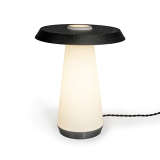 Bruno 12.25" Mid-Century Minimalist Plant-Based PLA 3D Printed Dimmable LED Table Lamp - JONATHAN Y