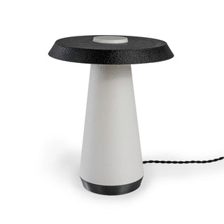 Bruno 12.25" Mid-Century Minimalist Plant-Based PLA 3D Printed Dimmable LED Table Lamp - JONATHAN Y