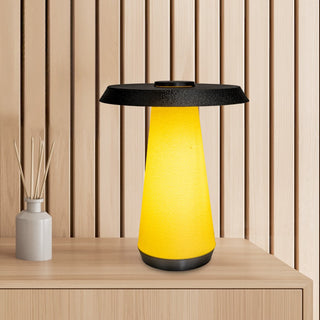 Bruno 12.25" Mid-Century Minimalist Plant-Based PLA 3D Printed Dimmable LED Table Lamp - JONATHAN Y