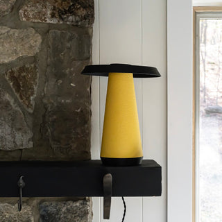 Bruno 12.25" Mid-Century Minimalist Plant-Based PLA 3D Printed Dimmable LED Table Lamp - JONATHAN Y