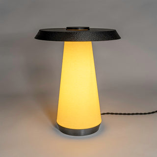 Bruno 12.25" Mid-Century Minimalist Plant-Based PLA 3D Printed Dimmable LED Table Lamp - JONATHAN Y