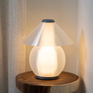 Opal 13" Modern Contemporary Plant-Based PLA 3D Printed Dimmable LED Table Lamp - JONATHAN Y