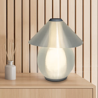Opal 13" Modern Contemporary Plant-Based PLA 3D Printed Dimmable LED Table Lamp - JONATHAN Y