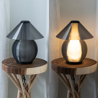 Opal 13" Modern Contemporary Plant-Based PLA 3D Printed Dimmable LED Table Lamp - JONATHAN Y