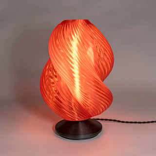 Gema 13.5" Mid-Century Coastal Plant-Based PLA 3D Printed Dimmable LED Table Lamp - JONATHAN Y