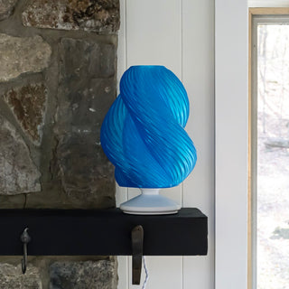 Gema 13.5" Mid-Century Coastal Plant-Based PLA 3D Printed Dimmable LED Table Lamp - JONATHAN Y