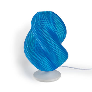 Gema 13.5" Mid-Century Coastal Plant-Based PLA 3D Printed Dimmable LED Table Lamp - JONATHAN Y