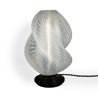 Gema 13.5" Mid-Century Coastal Plant-Based PLA 3D Printed Dimmable LED Table Lamp