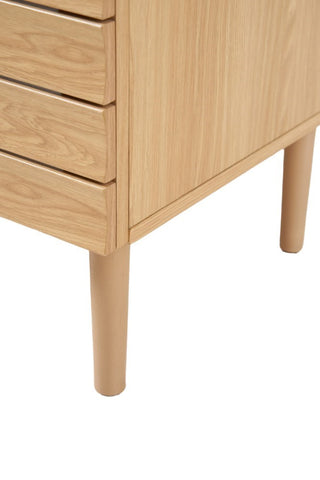 Aubert Thick Linear Slat Modern Farmhouse 2-Shelf Bath Vanity Cabinet Only (Sink Basin not Included)