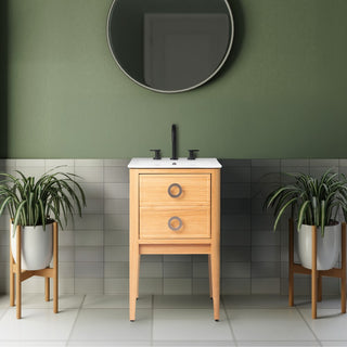 Corbin Modern Classic 1-Drawer Bath Vanity Base Only (Sink Basin Not Included)
