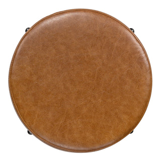 Silvia 18.5" Modern Metal/Bouclé Cushioned Vanity Stool - JONATHAN Y