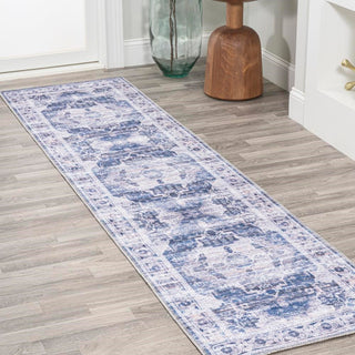 Alanya Ornate Medallion Washable Area Rug - JONATHAN Y