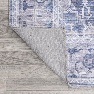 Alanya Ornate Medallion Washable Area Rug - JONATHAN Y