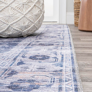 Alanya Ornate Medallion Washable Area Rug - JONATHAN Y