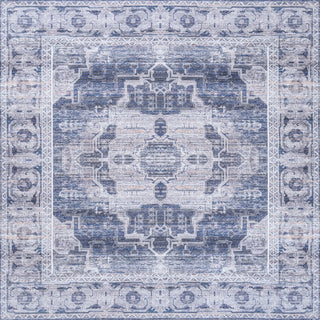 Alanya Ornate Medallion Washable Area Rug - JONATHAN Y