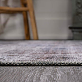 Alanya Ornate Medallion Washable Area Rug