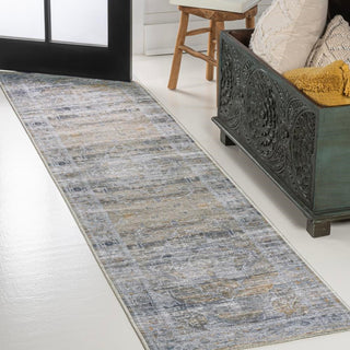 Alanya Ornate Medallion Washable Area Rug