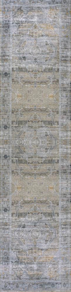 Alanya Ornate Medallion Washable Area Rug