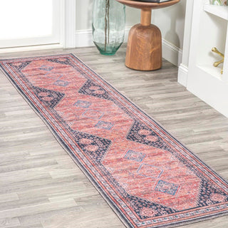 Dalyan Geometric Medallions Washable Area Rug - JONATHAN Y