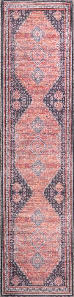 Dalyan Geometric Medallions Washable Area Rug - JONATHAN Y