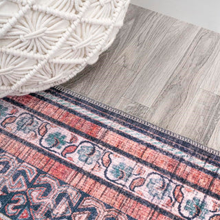 Dalyan Geometric Medallions Washable Area Rug - JONATHAN Y