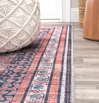 Dalyan Geometric Medallions Washable Area Rug - JONATHAN Y