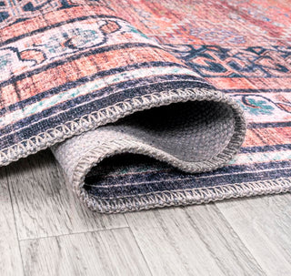 Dalyan Geometric Medallions Washable Area Rug - JONATHAN Y