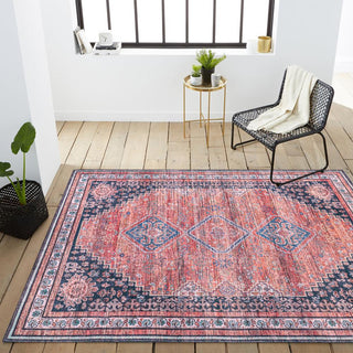 Dalyan Geometric Medallions Washable Area Rug - JONATHAN Y