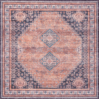Dalyan Geometric Medallions Washable Area Rug - JONATHAN Y